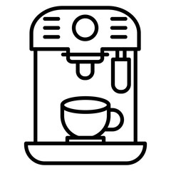 Coffee Machine Vector Icon