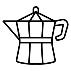 Moka Pot Vector Icon