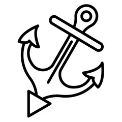 Anchor Vector Icon