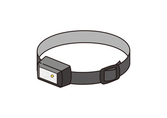 ヘッドライトのイラスト