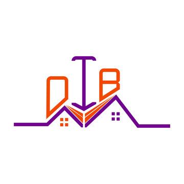 OIB Real State logo design, OIB simple and modern logo. OIB luxurious alphabet design