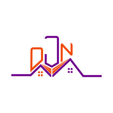OJN Real State logo design, OJN simple and modern logo. OJN luxurious alphabet design