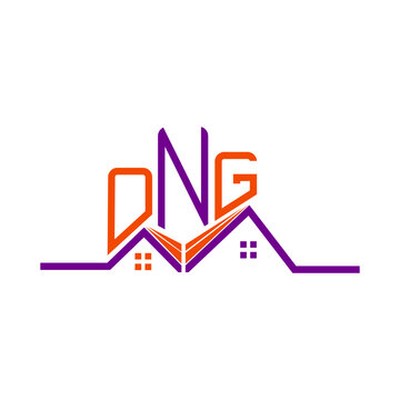 ONG Real State logo design, ONG simple and modern logo. ONG luxurious alphabet design