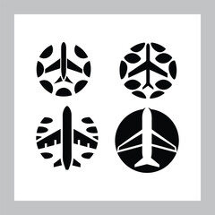 beautifull logo plane