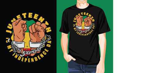 Juneteenth t-shirt design
