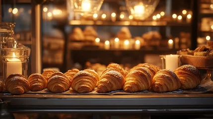 An elegant bakery where the scent of fresh bread lingers in the morning air