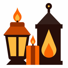 lantern with candle