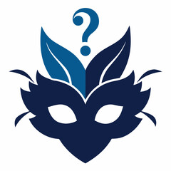 black and white mask