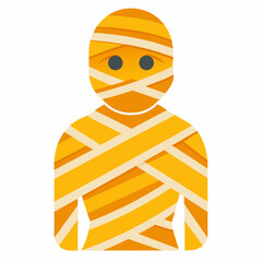 orange man with mask