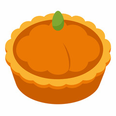 vector illustration of an orange fruit