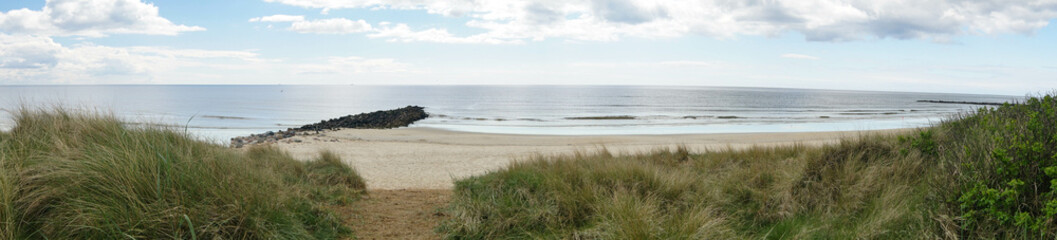 Am Strand von Blavand in Dänemark