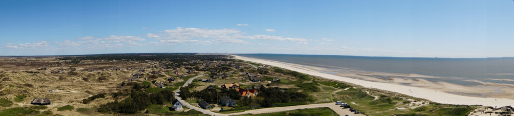 Am Strand von Blavand in Dänemark