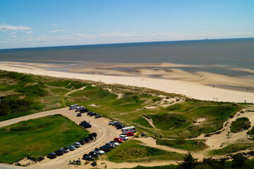 Am Strand von Blavand in Dänemark