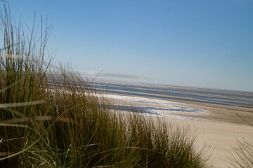 Am Strand von Blavand in Dänemark