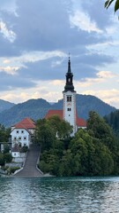 Lake Bled Bohinj Church Slovenia
