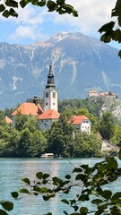 Lake Bled Bohinj Church Slovenia