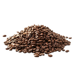 Obraz premium Roasted coffee beans a big pile of dark brown beans