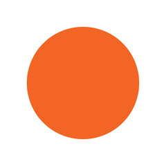 abstract orange sphere