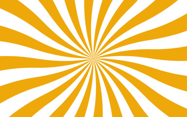 Abstract radial burst background with alternating red and white curved stripes central focal point. Dynamic spiral effect reminiscent of retro candy swirls or vintage sunburst posters. 