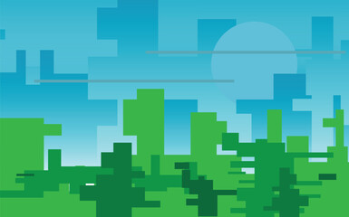 Fototapeta premium city in the sky