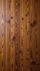 Obraz premium Rich brown wood grain texture flooring with subtle imperfections, hardwood flooring, warm tones, natural materials