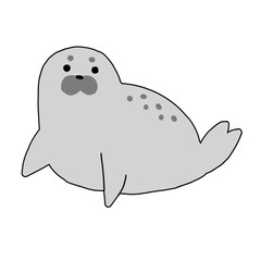 アザラシ © 白色
