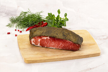 Delicous tasty dry pork jerky