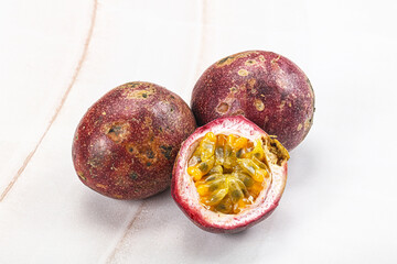 Tropical exotic Maracuya Passion fruit