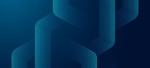 Modern medical or health care scientific abstract background with hexagons. Geometric stripe line art design for poster, brochure, cover, banner, header, website, presentation template