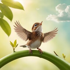 vector illustration of a bird