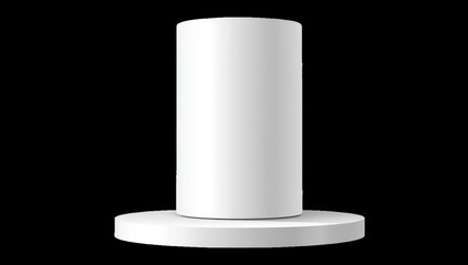 White cylindrical object on a circular base (1)