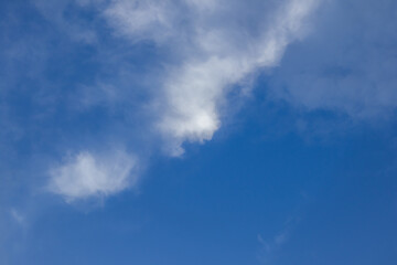 Blue Sky with White Clouds during the Day