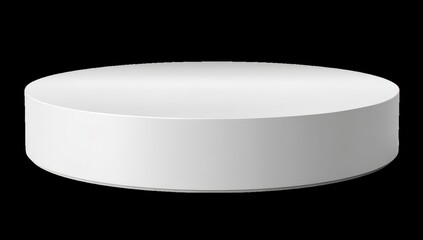 Blank white circular platform (2)