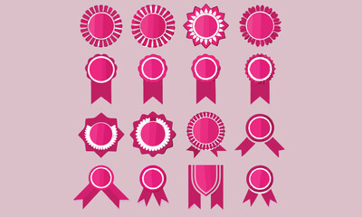 Set of Colorful Ribbon