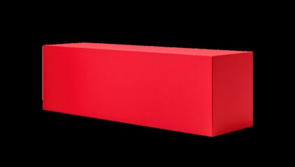 Red rectangular box on black background (5)