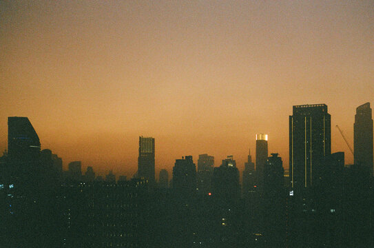 Cityscape of Dubai at Dusk