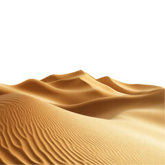 Golden desert dunes with colorful striped background