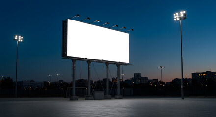 Indoor Arena with Big Media Screen