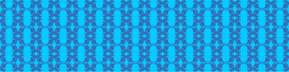 Elegant floral seamless pattern with intricate symmetrical designs. Perfect for wallpaper, fabric, textile, wrapping, background, or decorative use in digital and print projects.