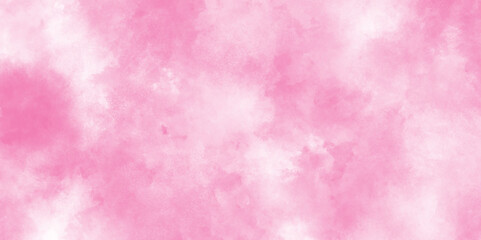Soft Pink grainy white cloudy Watercolor Gradient Background, Soft Pink cloudy and smooth grunge watercolor texture background, aquarelle painted subtle pink watercolor canvas of grunge texture.