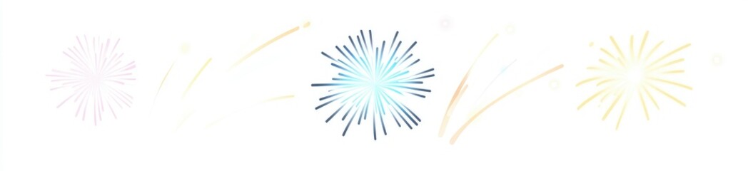 Obraz premium Colorful Fireworks Display (4)