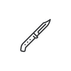Pocket Knife line icon