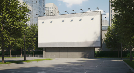 Civic Center with Large Digital Billboard