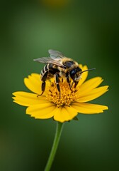 黄花に吸い付くひととき