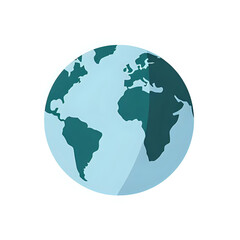 Fototapeta premium world map globe