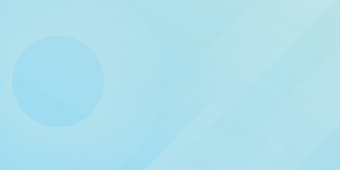 Modern abstract background, blue white gradations, circle effect,shape memphis, trendy  modern blue art