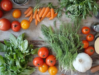 An eco-friendly dinner party using only seasonal and organic ingredients from local farms