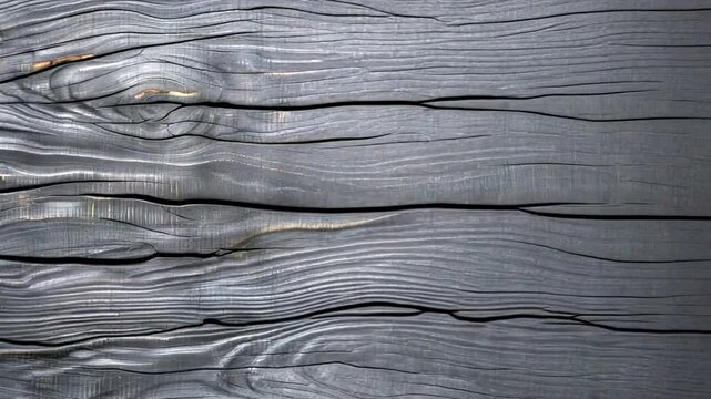 Dark gray wood plank texture with knots and cracks