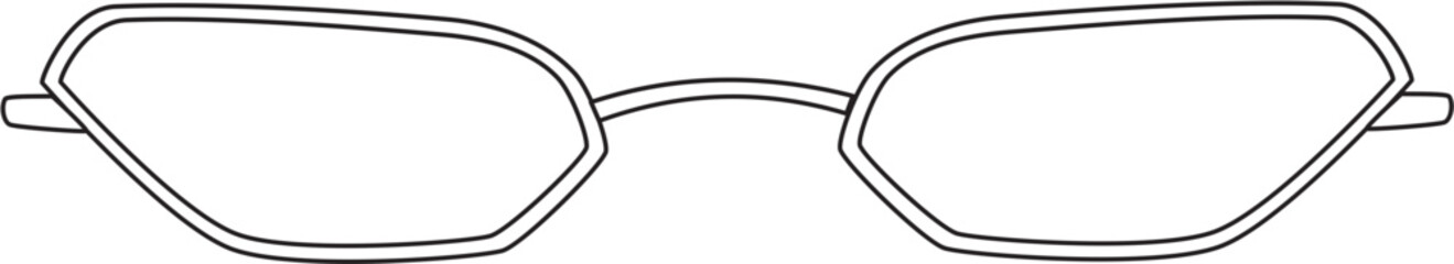 optical eyeglasses frame coloring page