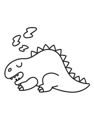 Cute dinosaur coloring book, cute dinosaur coloring page, line art, victor, illustration, black-white, dinosaur, coloring book, coloring pages, bold & easy, dinosaur coloring book, dinosaur coloring
